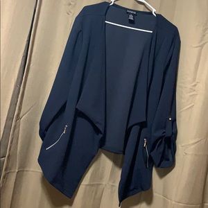 Navy Blue Modern Blazer